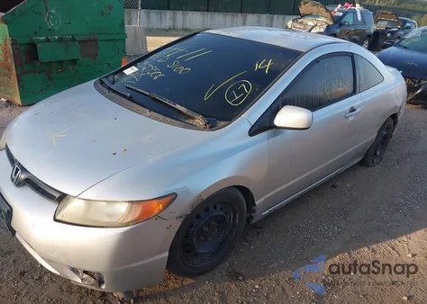 2006 Honda Civic Lx z USA, uszkodzony, nr VIN 2HGFG126X6H510469